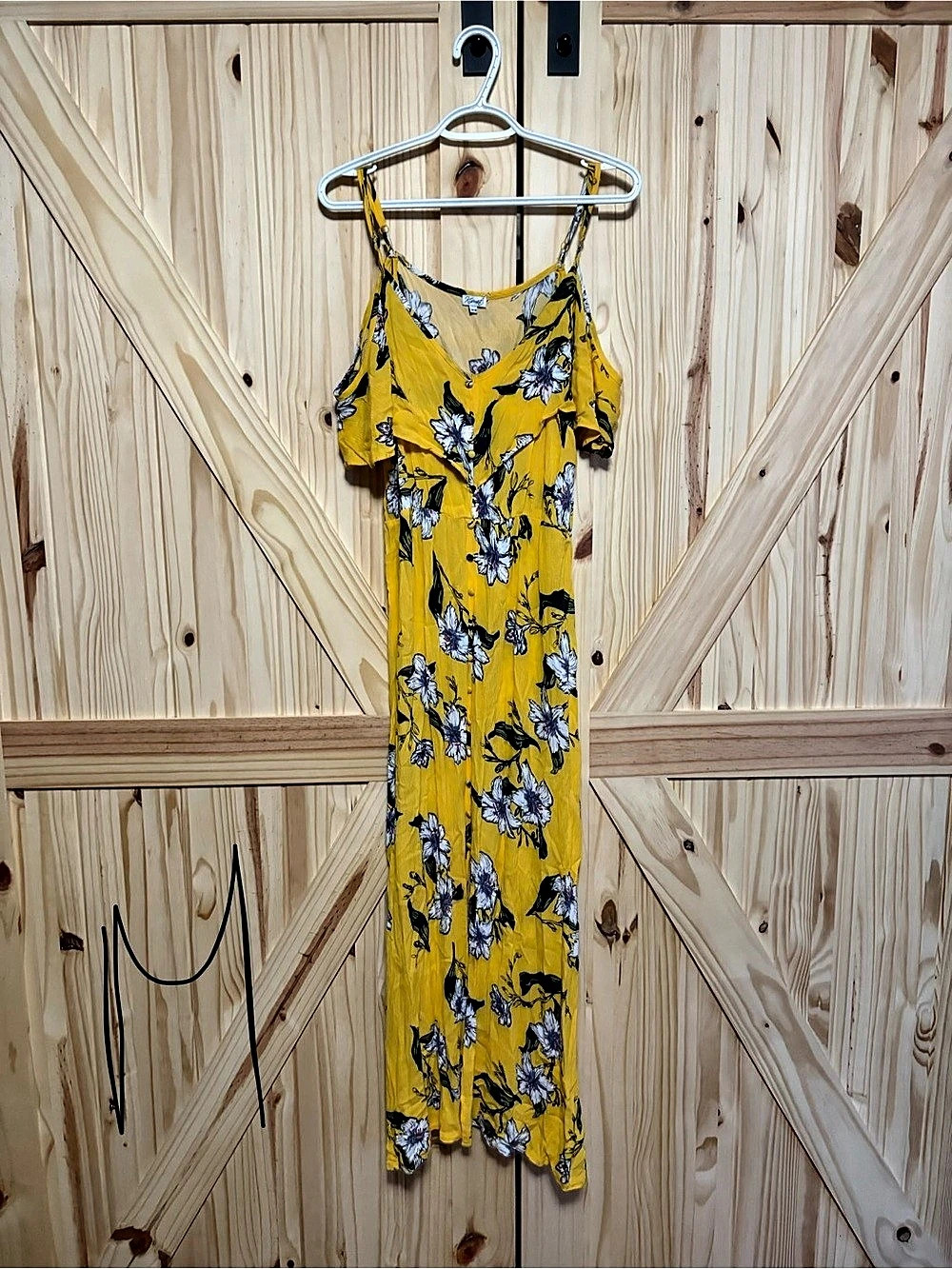 Kismet Floral Maxi Dress in Yellow